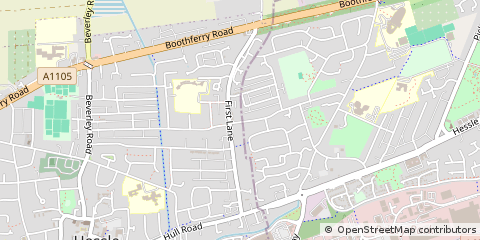 Map of Hessle, East Yorkshire