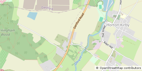 Map of Dartford, Kent
