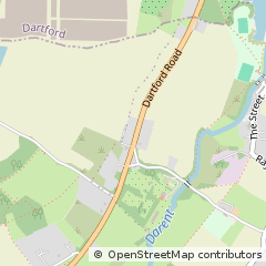 Map of Dartford, Kent