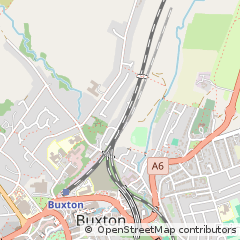 Map of Buxton, Derbyshire