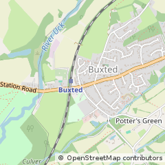 Map of Uckfield, East Sussex