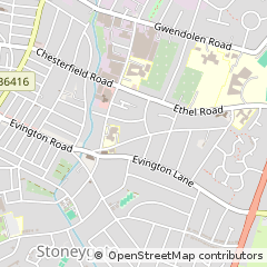 Map of Leicester