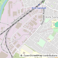 Map of Doncaster, South Yorkshire