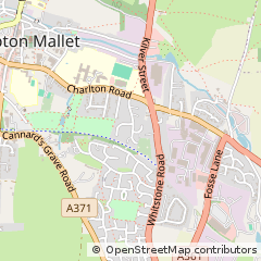Map of Shepton Mallet, Somerset