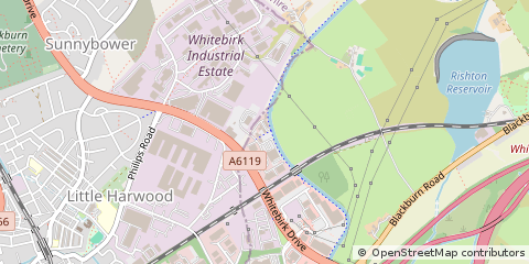 Map of Blackburn