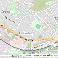 Map of Swansea