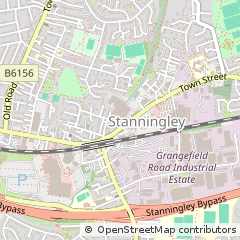 Map of Pudsey, West Yorks