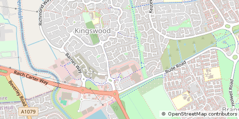 Map of Hull, Yorkshire