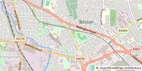 Map of Bilston