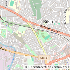 Map of Bilston