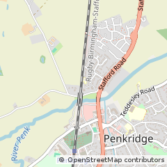 Map of Penkridge, Staffordshire