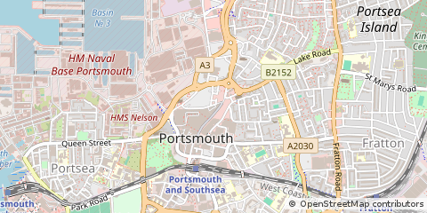 Map of Portsmouth, Hampshire