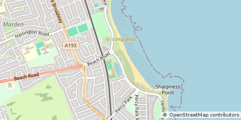 Map of Tynemouth