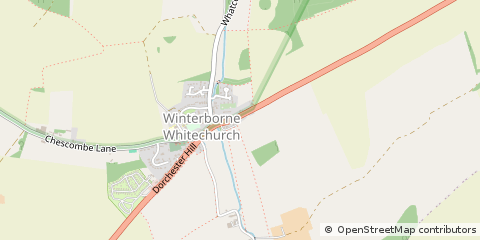 Map of Blandford Forum