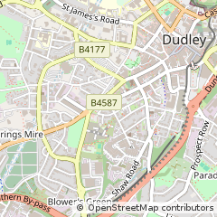 Map of Dudley