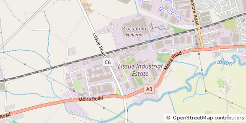 Map of Lisburn, CO. Antrim
