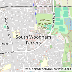 Map of Chelmsford