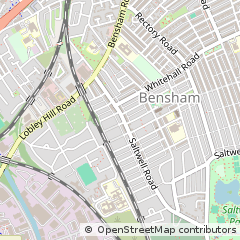 Map of Gateshead