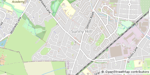Map of Littleover, Derby