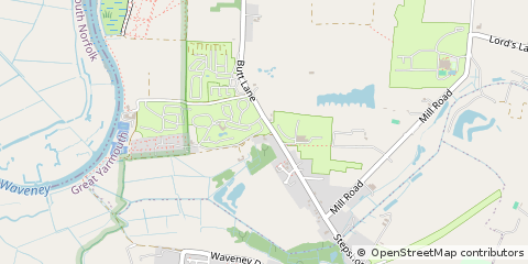 Map of Great Yarmouth, Norfolk