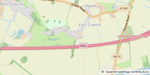 Map of East Cowick