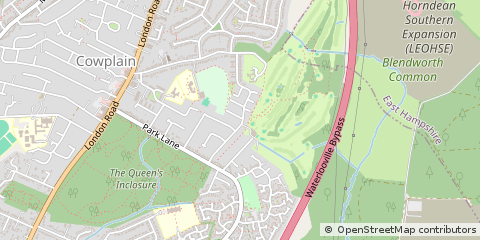 Map of Waterlooville, Hants