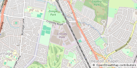 Map of Stockport, Cheshire