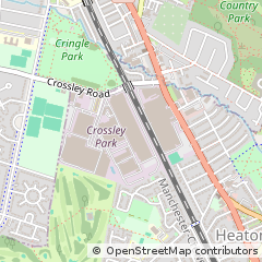 Map of Stockport, Cheshire