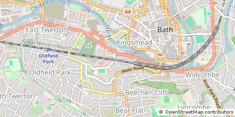 Map of Bath
