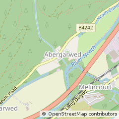 Map of Neath