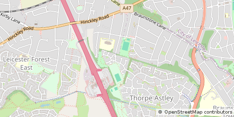 Map of Leicester