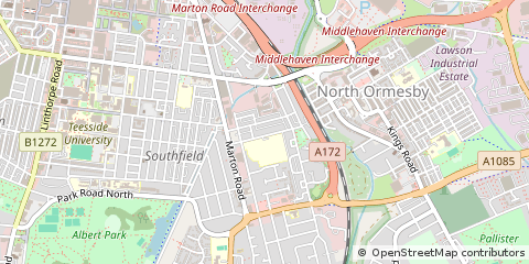Map of Middlesbrough