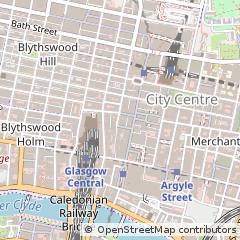 Map of Glasgow