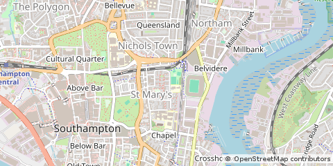 Map of Southampton