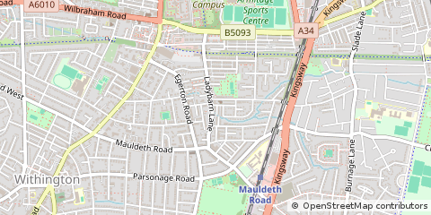 Map of Manchester