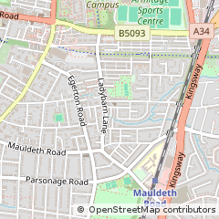 Map of Manchester
