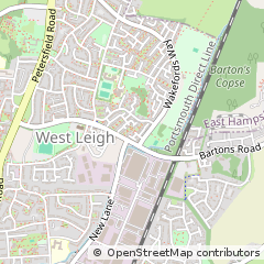 Map of Havant, Hampshire