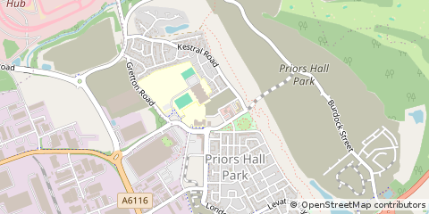 Map of Corby, Northamptonshire