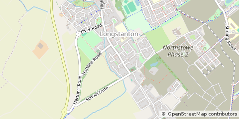 Map of Longstanton, Cambridgeshire