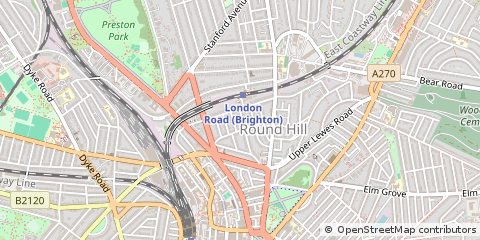 Map of Brighton