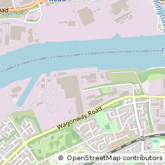 Map of Hebburn, Tyne and Wear