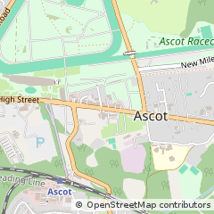 Map of Ascot, Berkshire