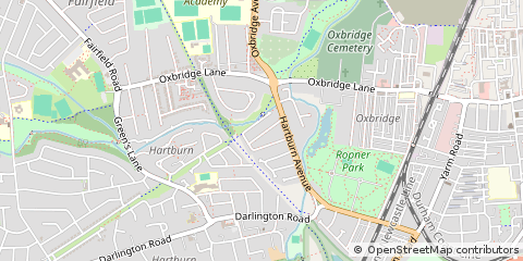 Map of Stockton-on-Tees