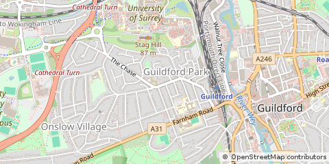 Map of Guildford