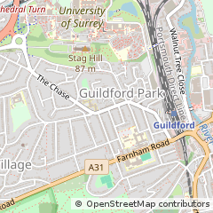 Map of Guildford