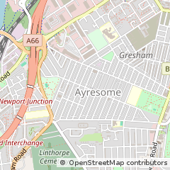 Map of Middlesbrough