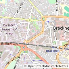Map of Bracknell, Berkshire