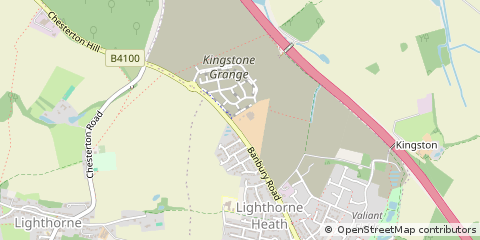 Map of Warwick, Warwickshire
