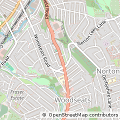 Map of Sheffield