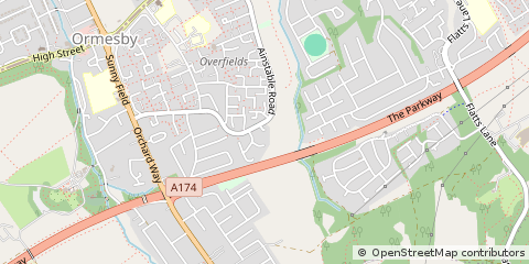 Map of Middlesbrough